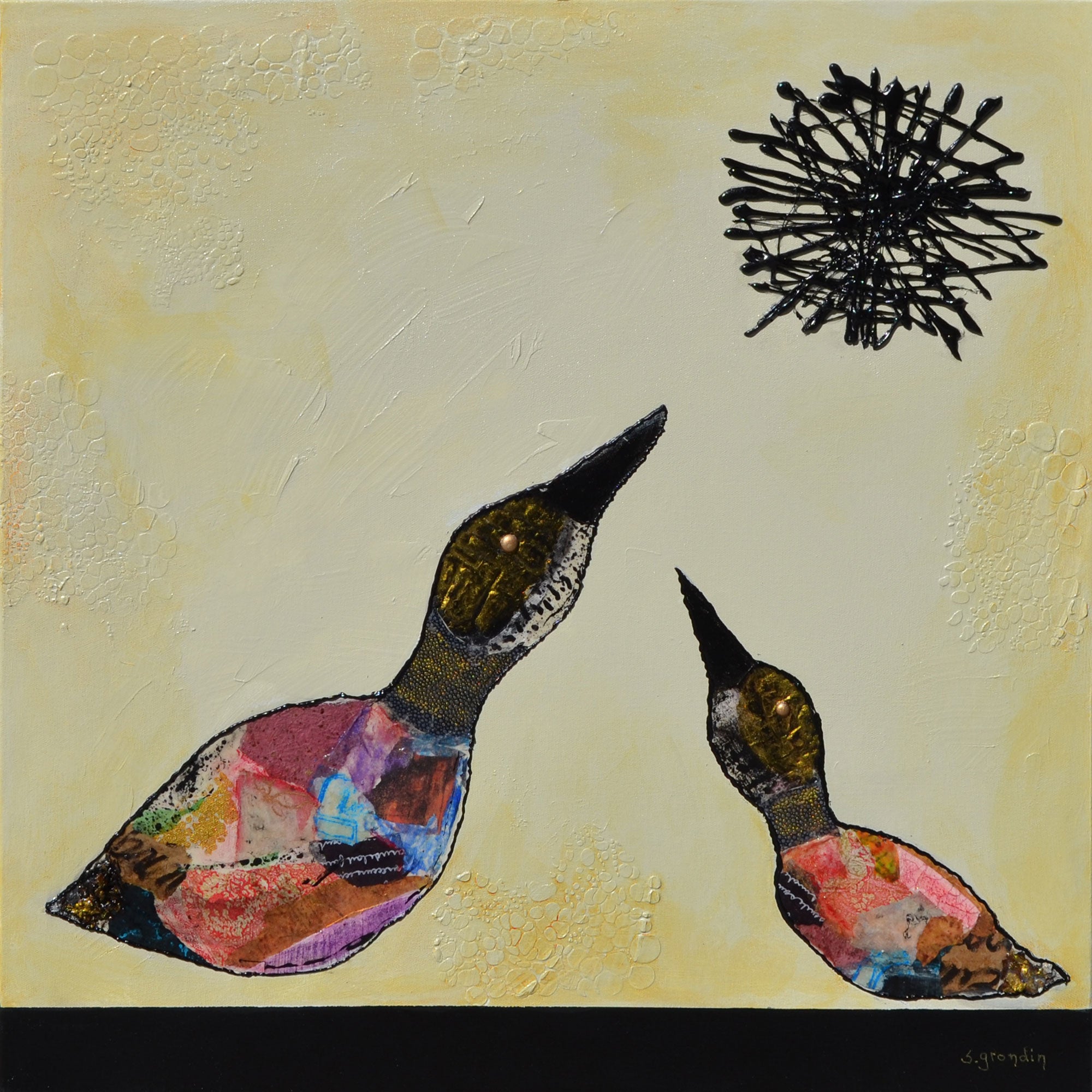 À deux c'est mieux (16), 24x24"