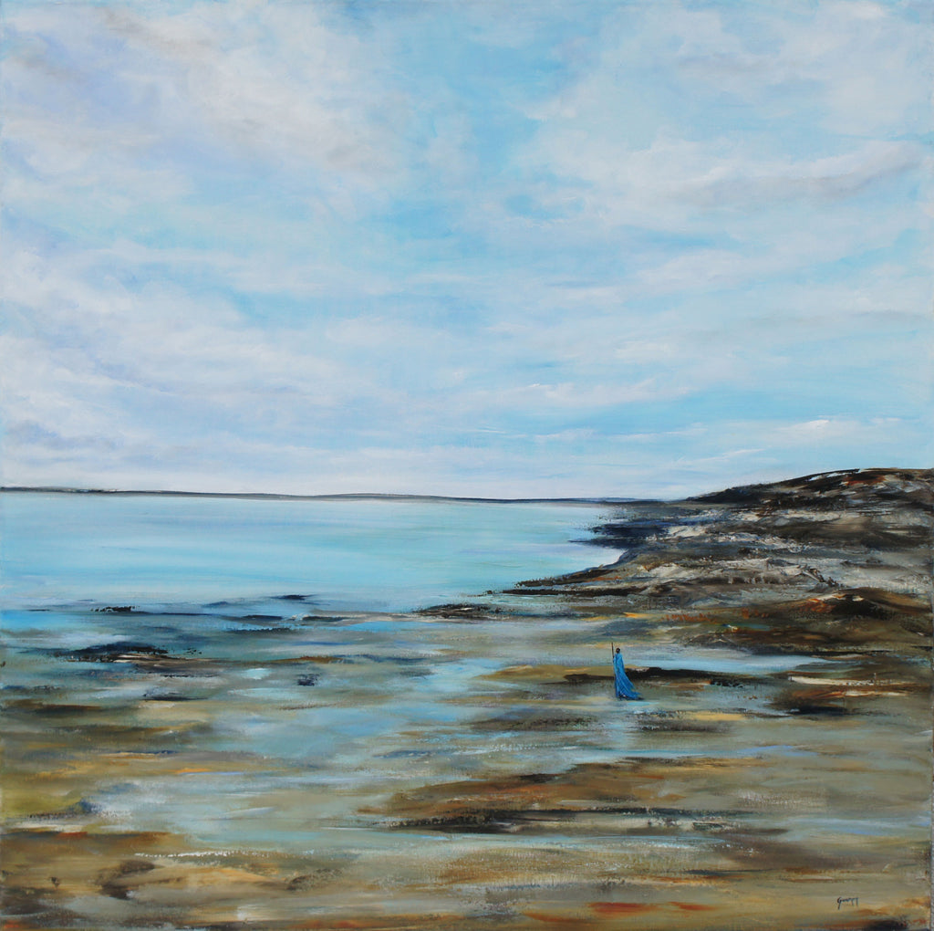 At low tide, 42x42