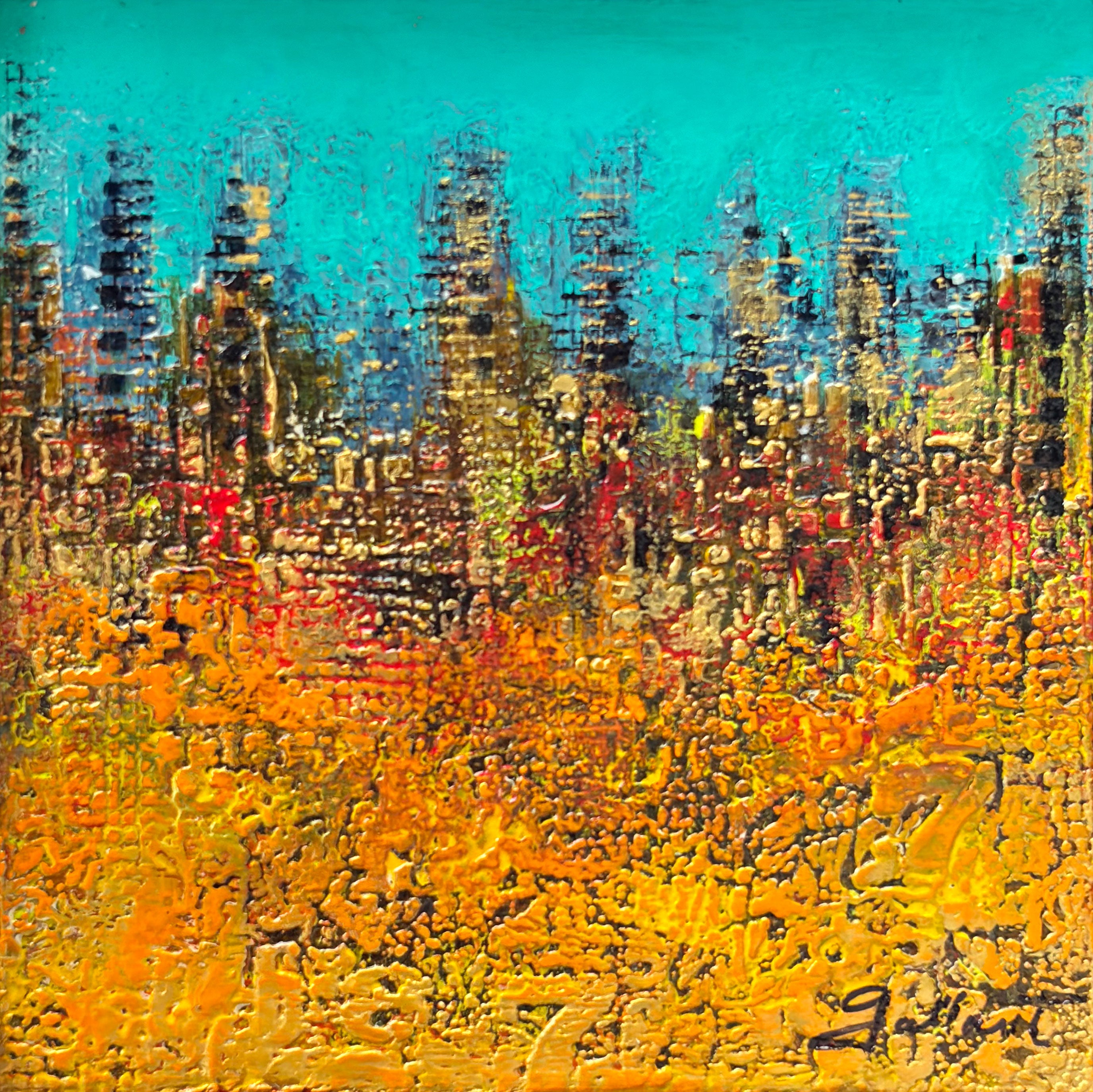 Civic code #1, 8x8