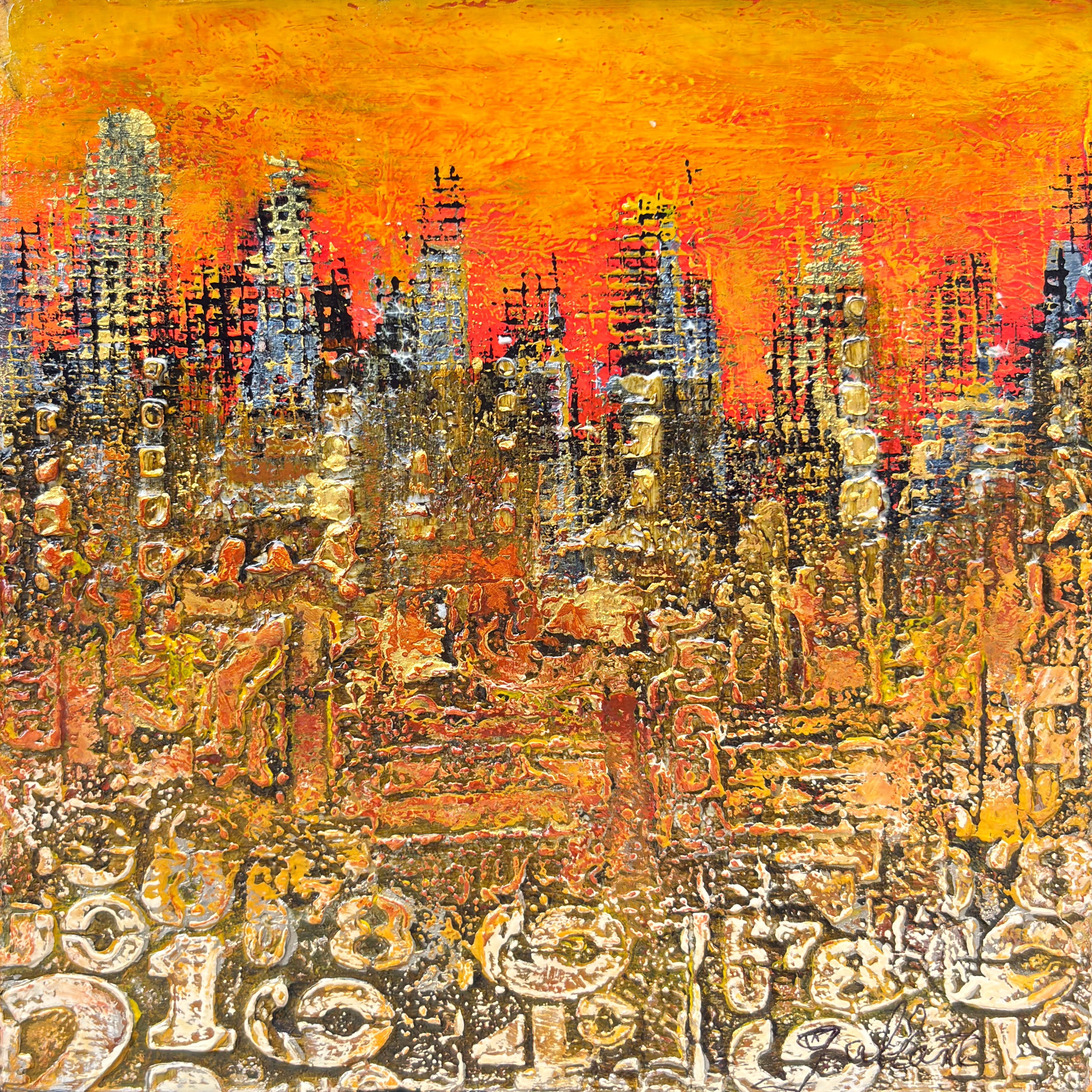 Civic Code #6, 8x8