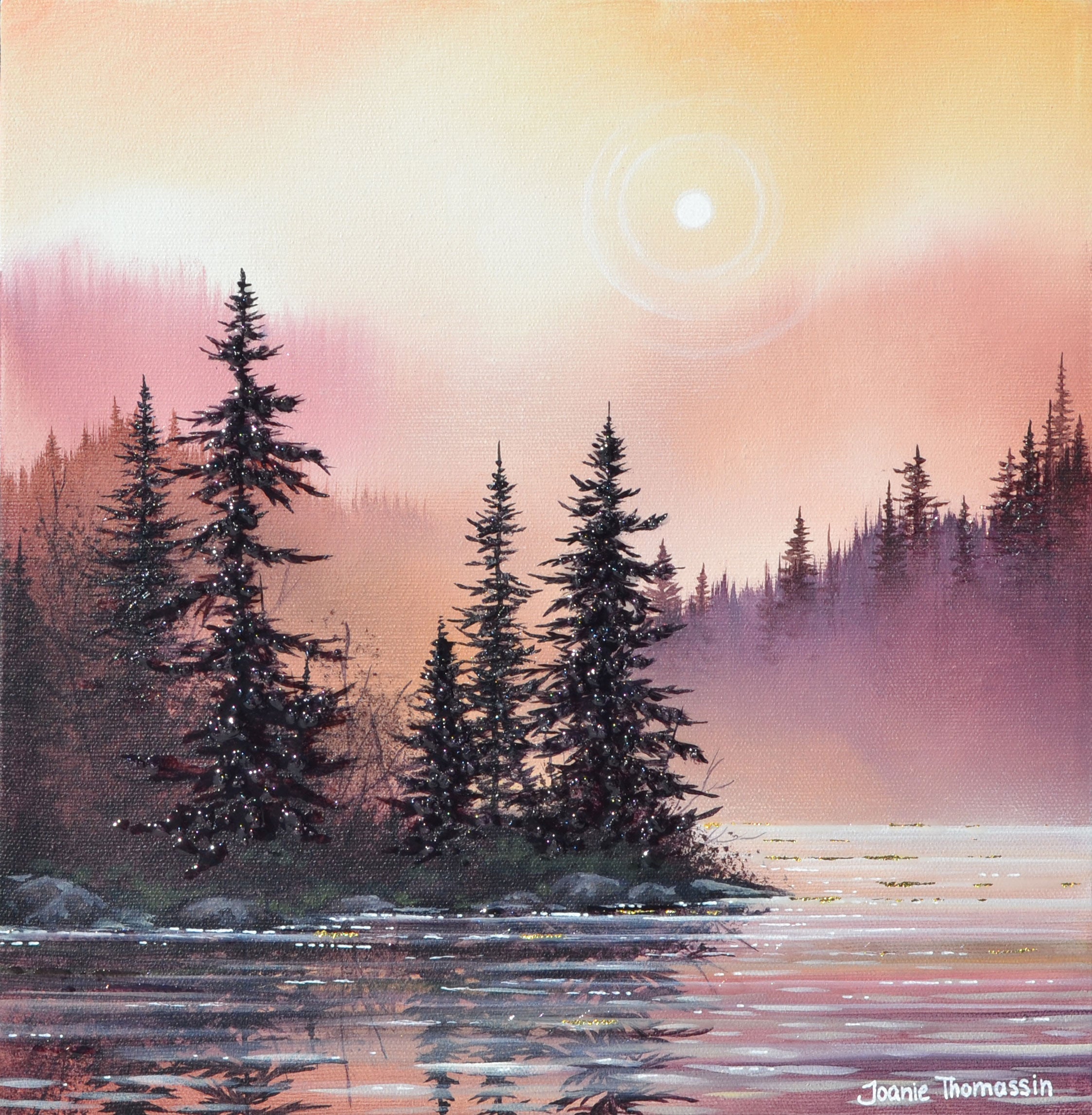 VENDU/SOLD-Cueillir la lumière, 12x12