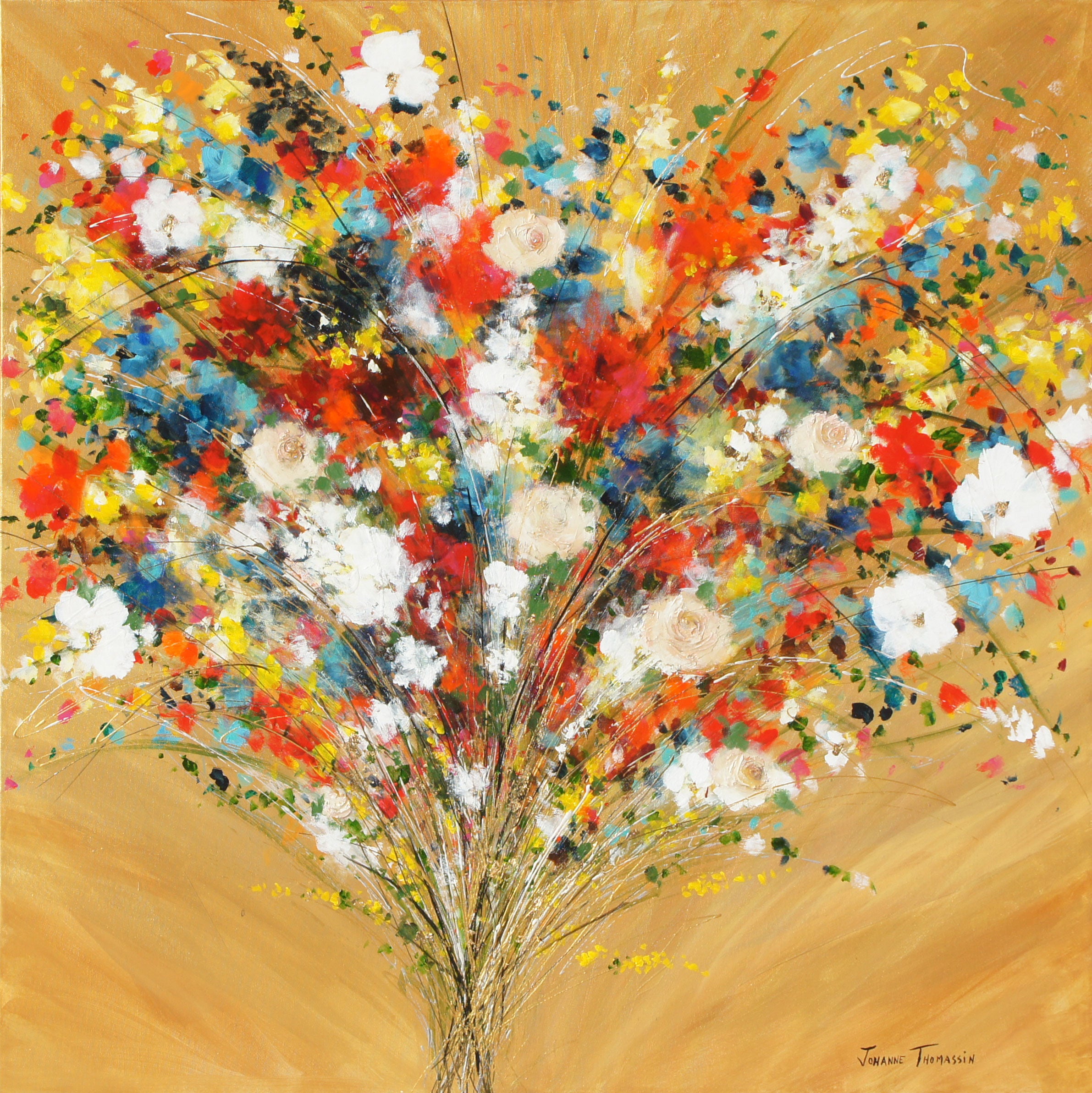 Expression de joie, 36x36