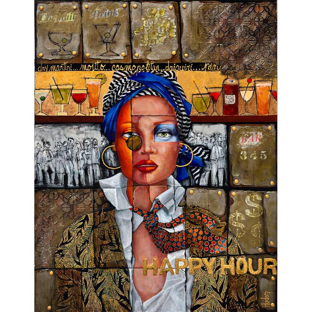 Happy Hour Bar 345, 40x30