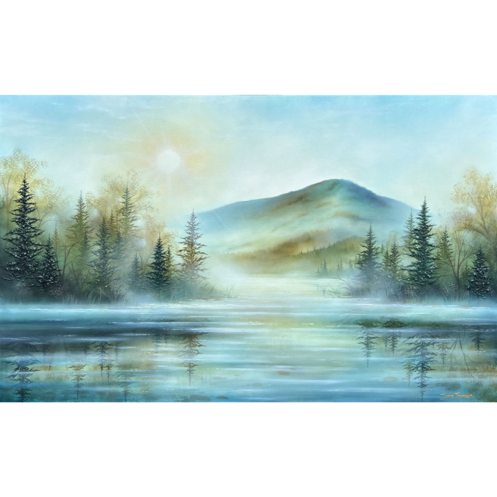 L'éveil du lac, 30x48