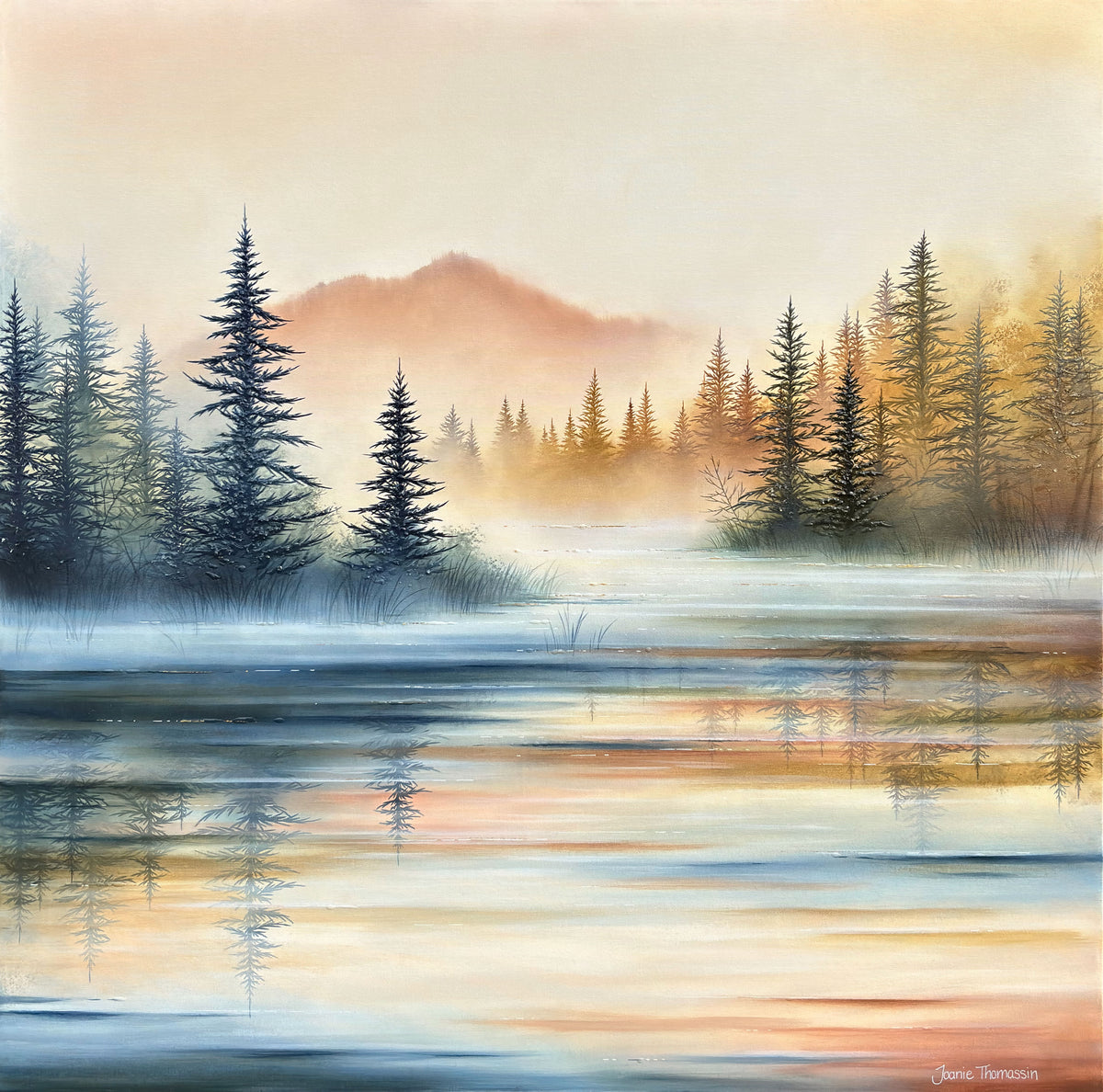 La rencontre, 40x40