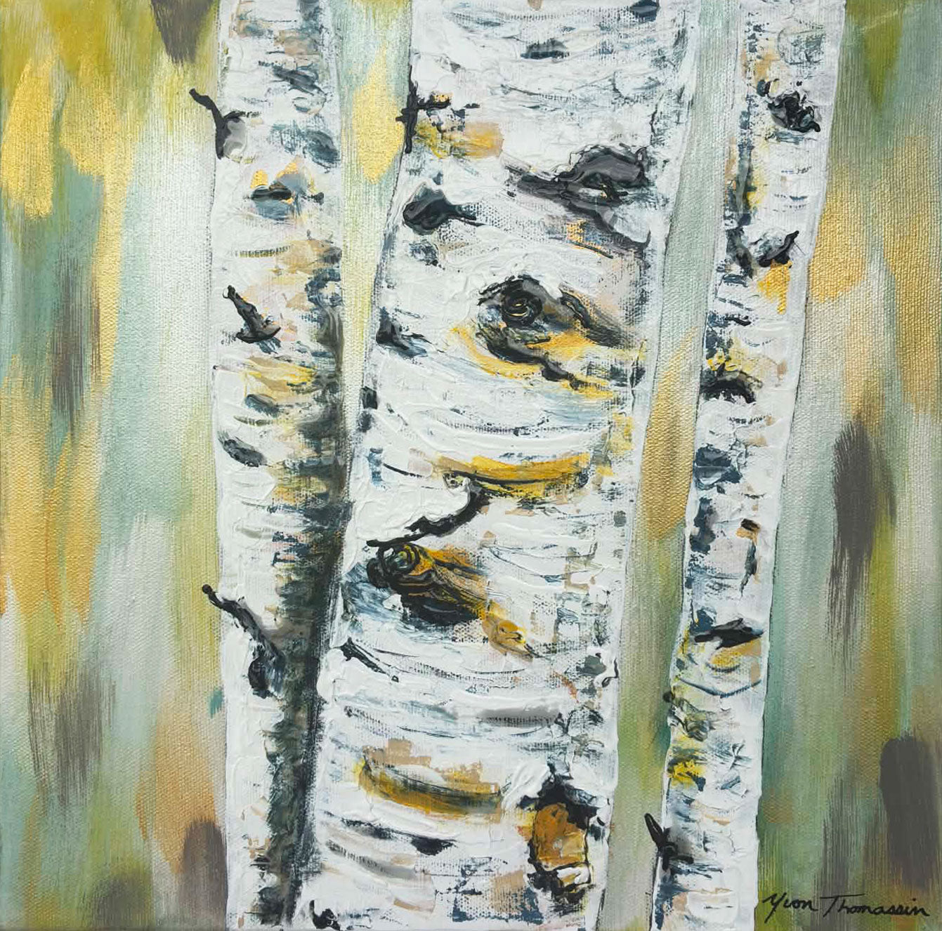 Murmure des bouleaux, 12x12