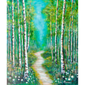 Promenade dans la forêt, 24x20