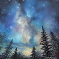 VENDU-Quand la nuit s'illumine, 12x12