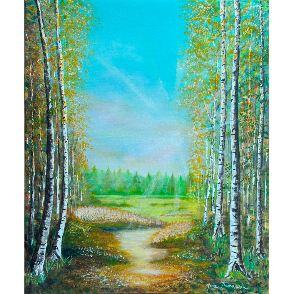 S'immerger dans les bois, 24x20