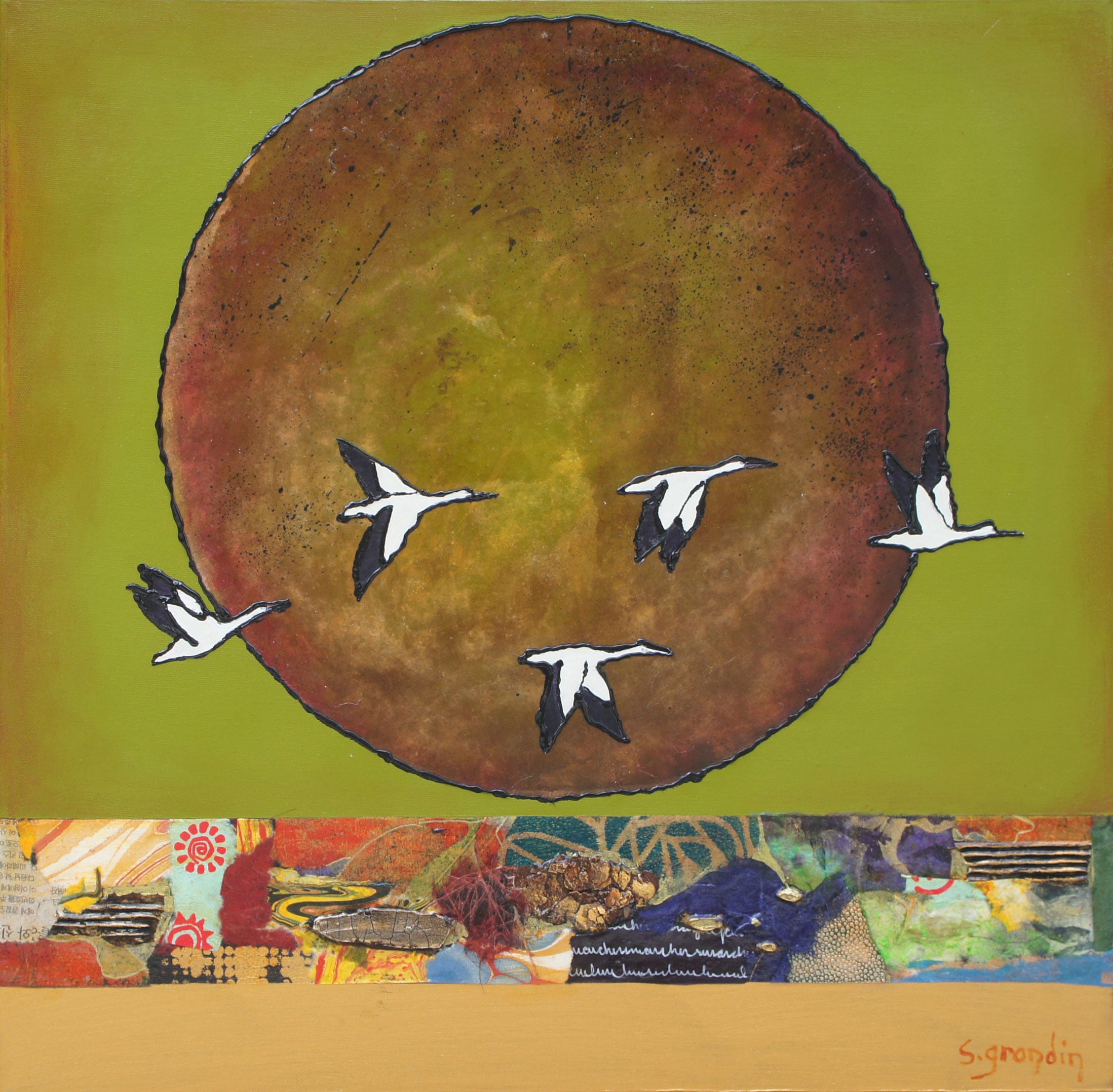 Selenology (25), 20x20"