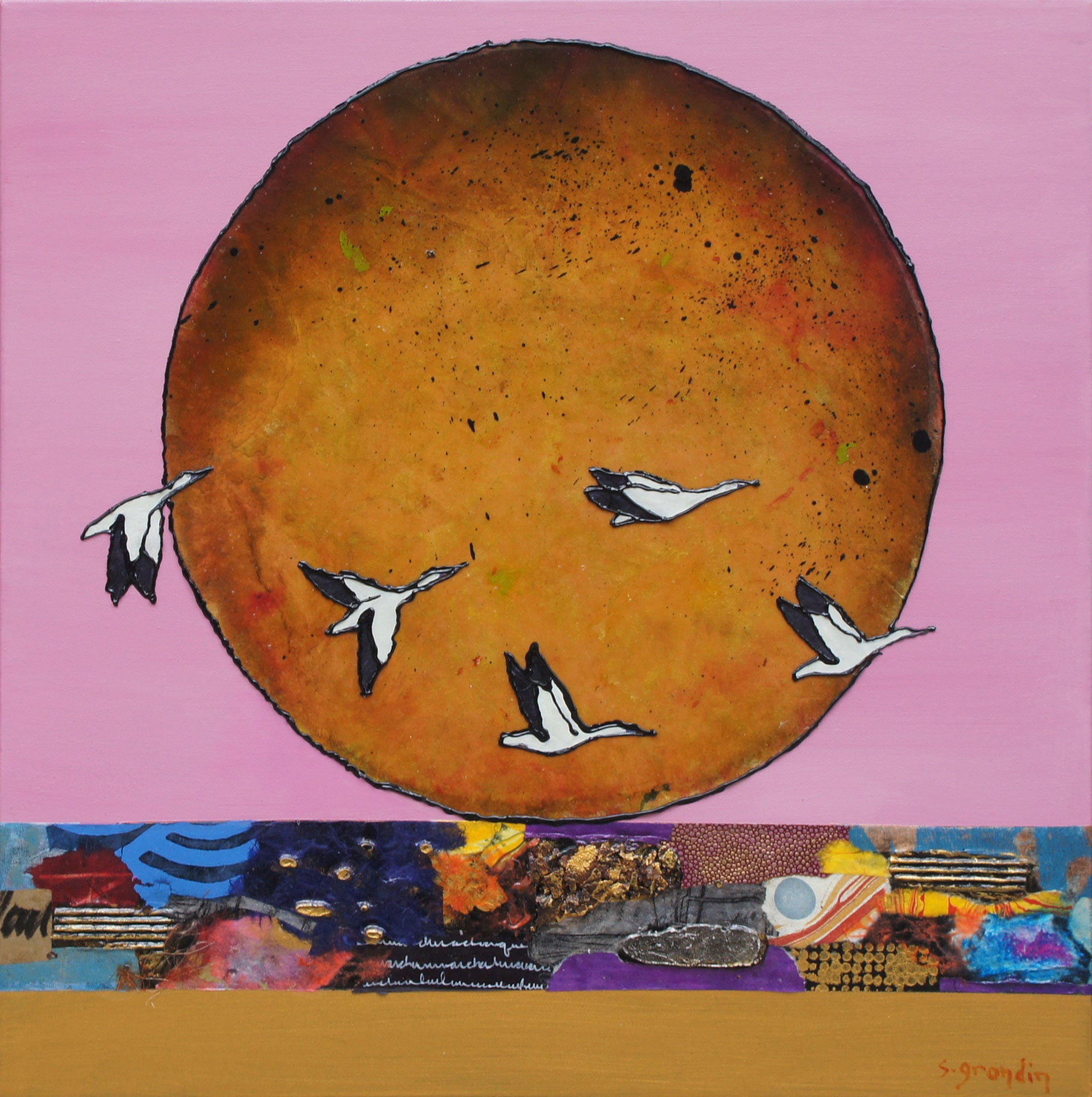 Selenology (26), 20x20"