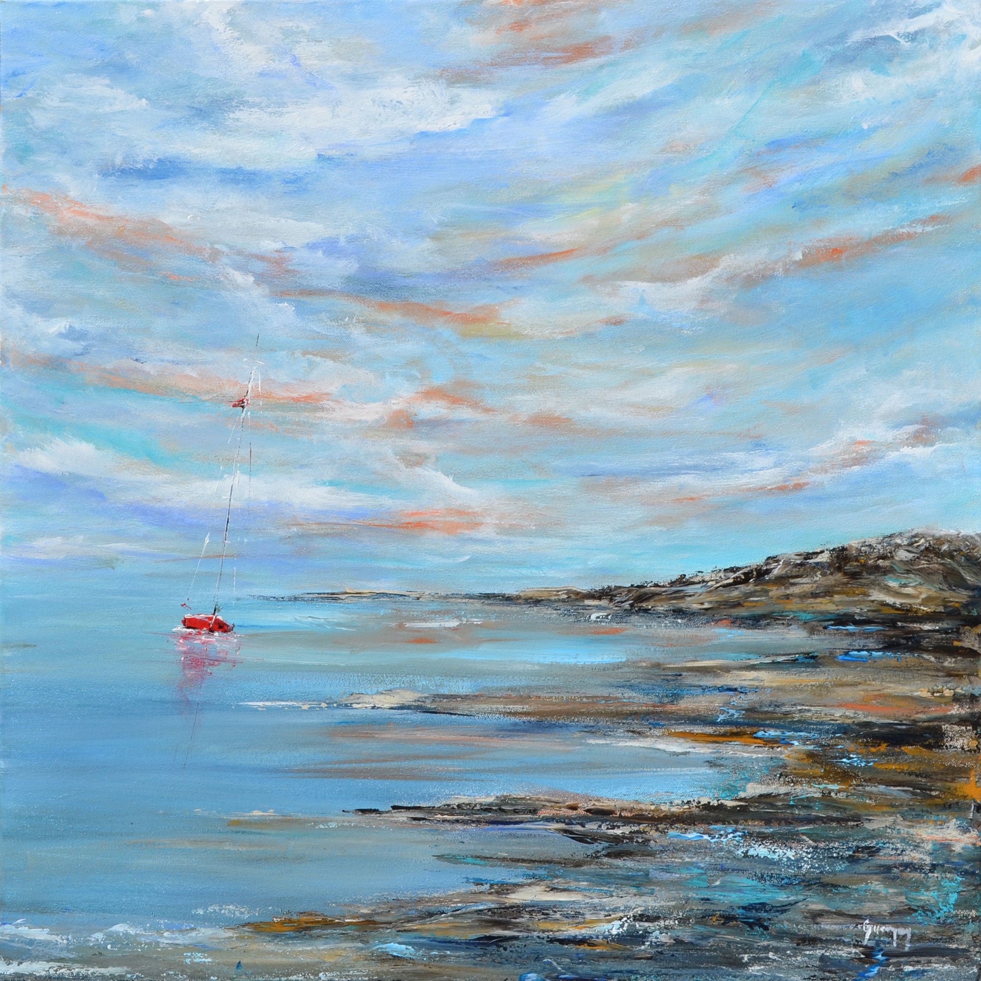 Sous un ciel de velours, 24x24