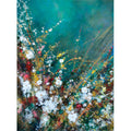 Sous un ciel sarcelle, 40x30