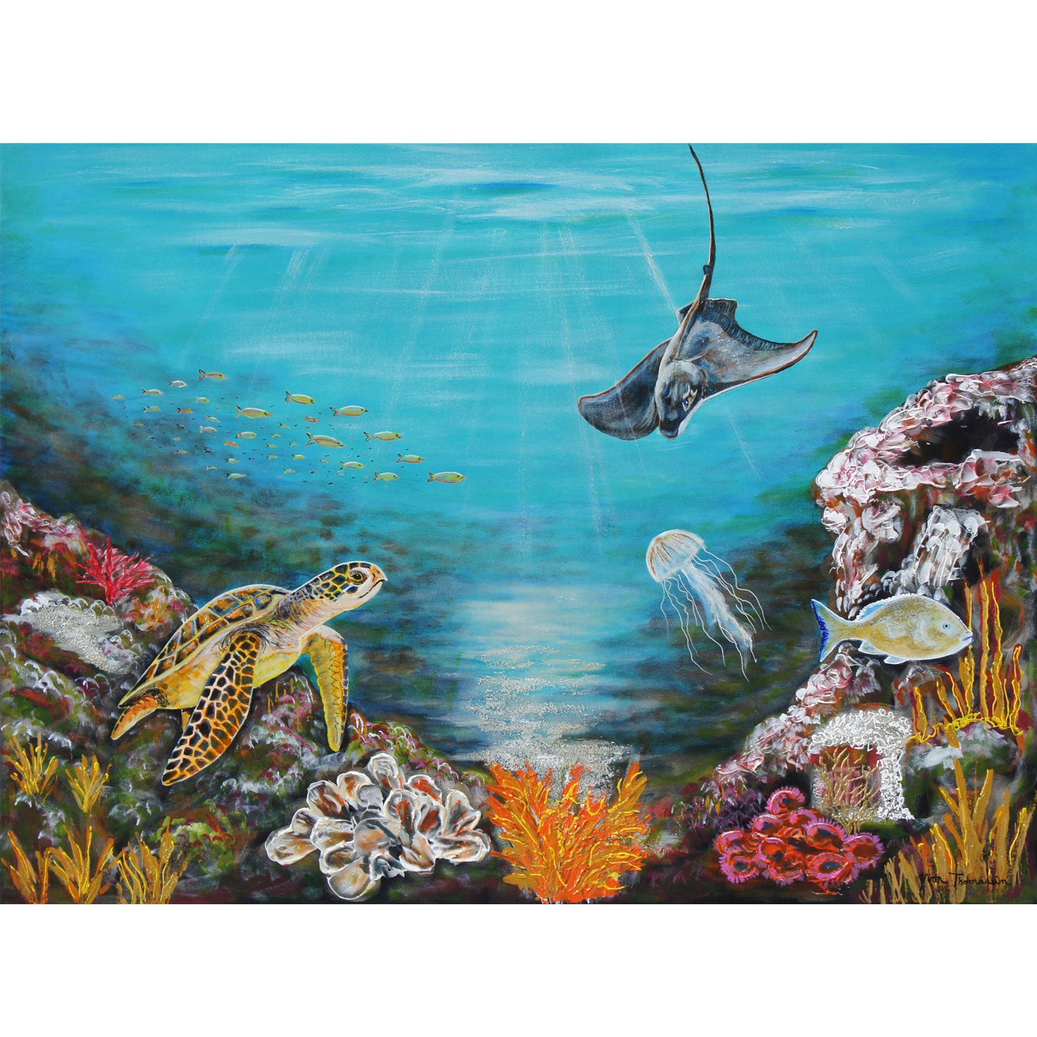 Splendeur de la mer, 30x40