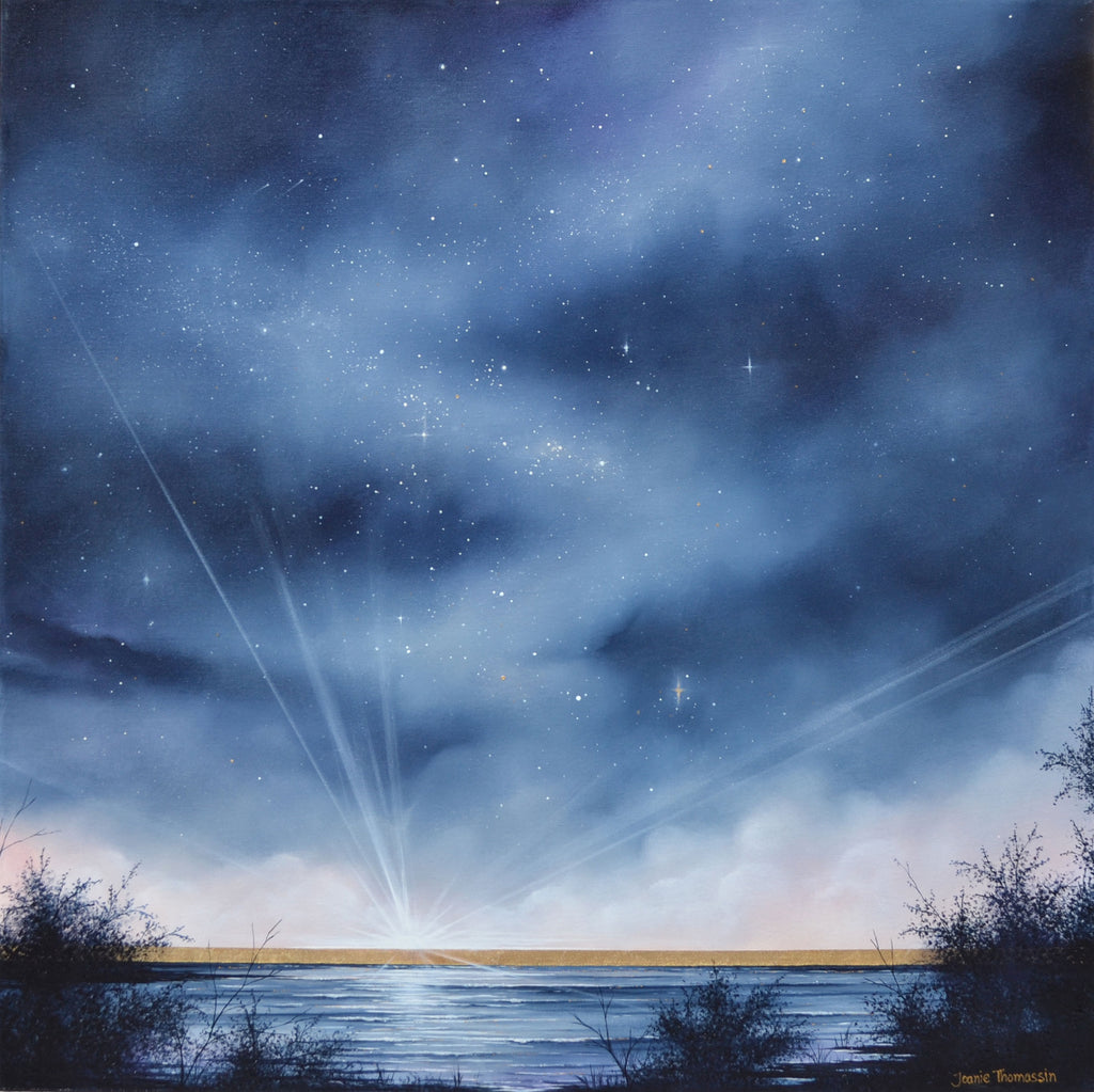 SOLD-Touching the Stars, 30x30"