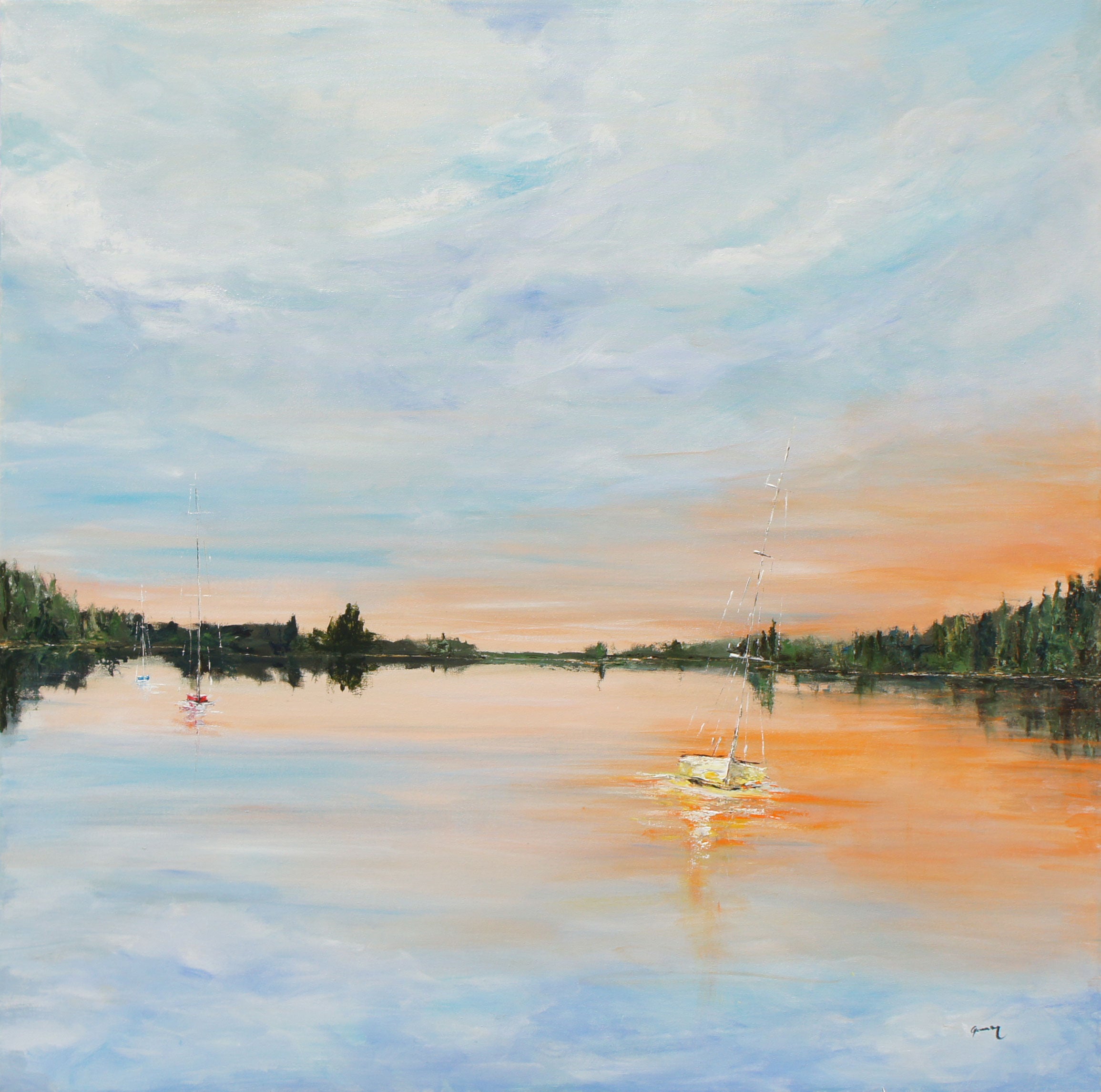 Un nouveau jour, 40x40