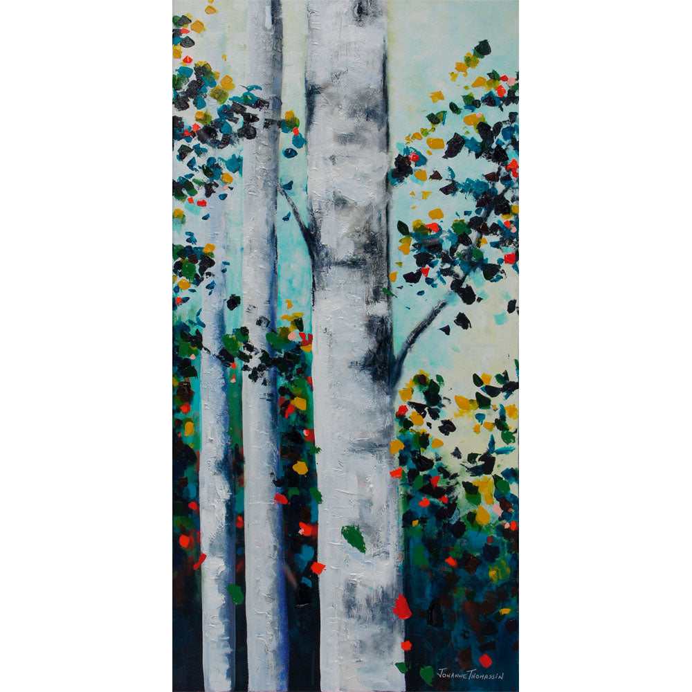 Une douce soirée s'annonce, 30x15